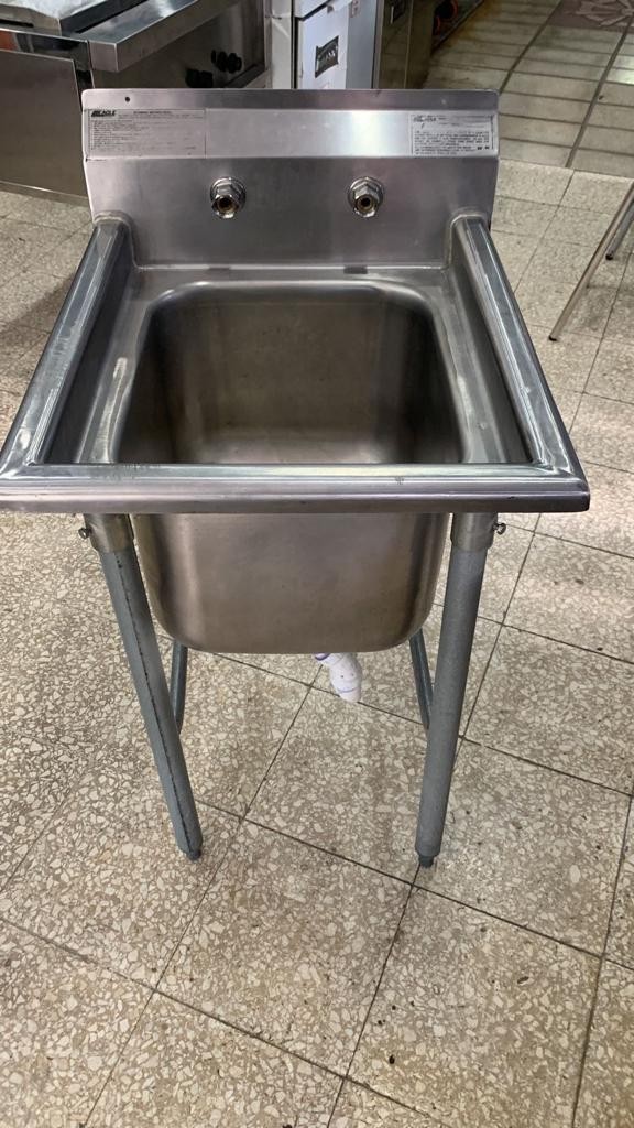 equipos profesionales - Fregadero de 1 Fosa en Acero Inoxidable  0