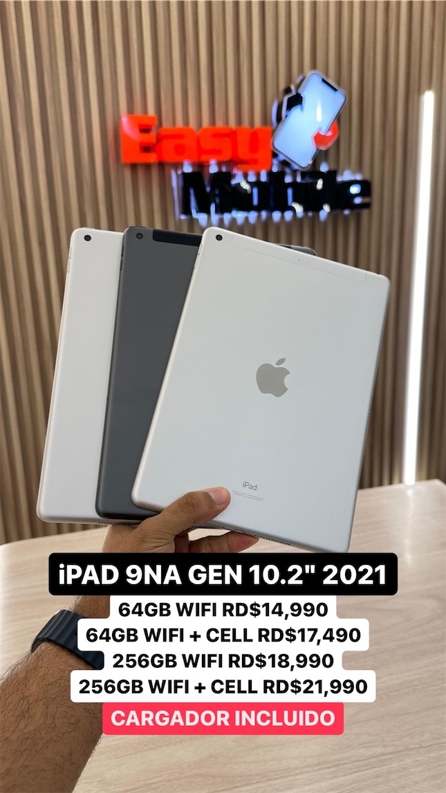 celulares y tabletas - iPAD 9NA GEN 10.2” 2021 0