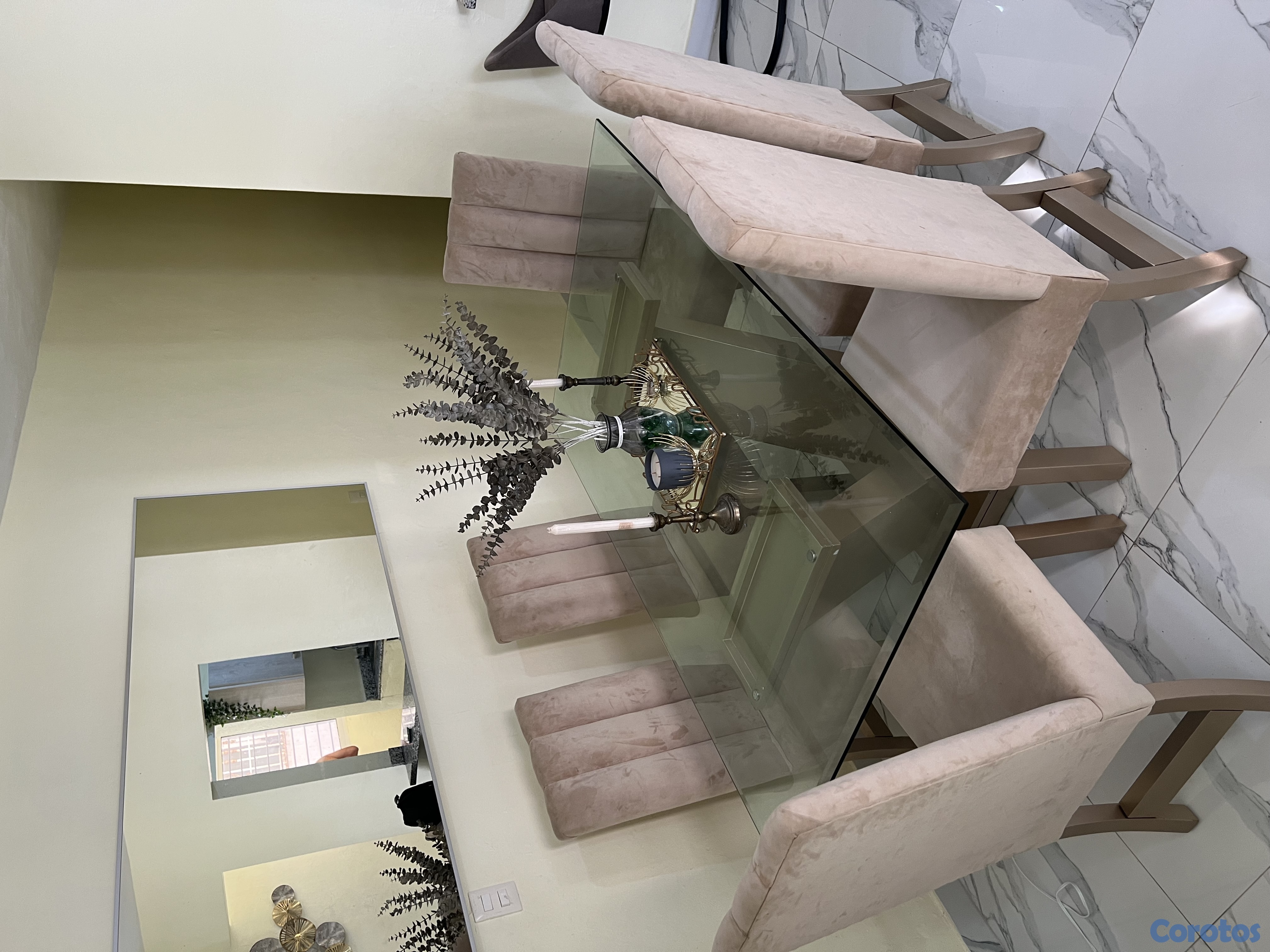 muebles y colchones - Comedor 6 sillas  4