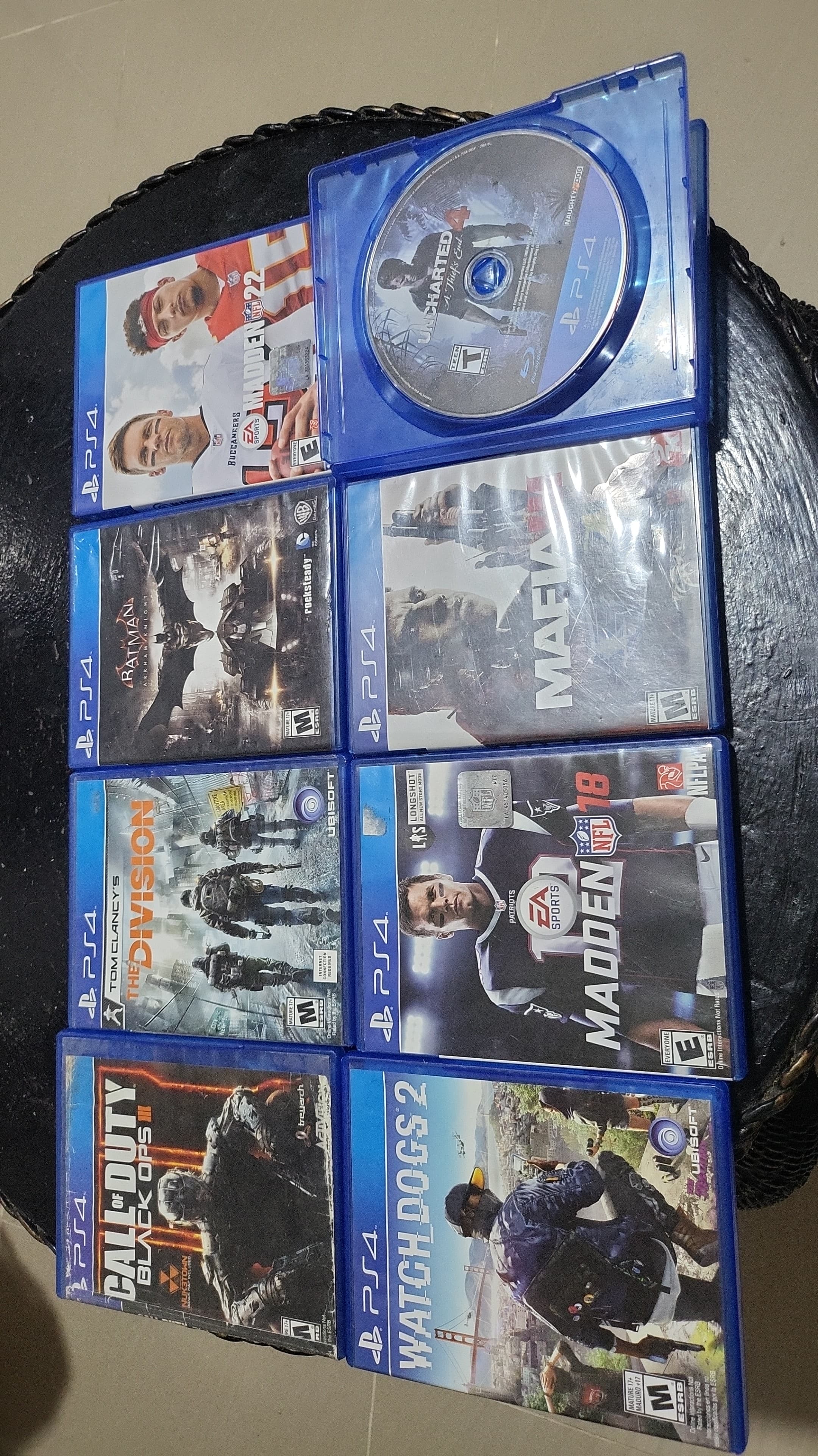 consolas y videojuegos - ps4 + 2 controles+ 14 juegos  5
