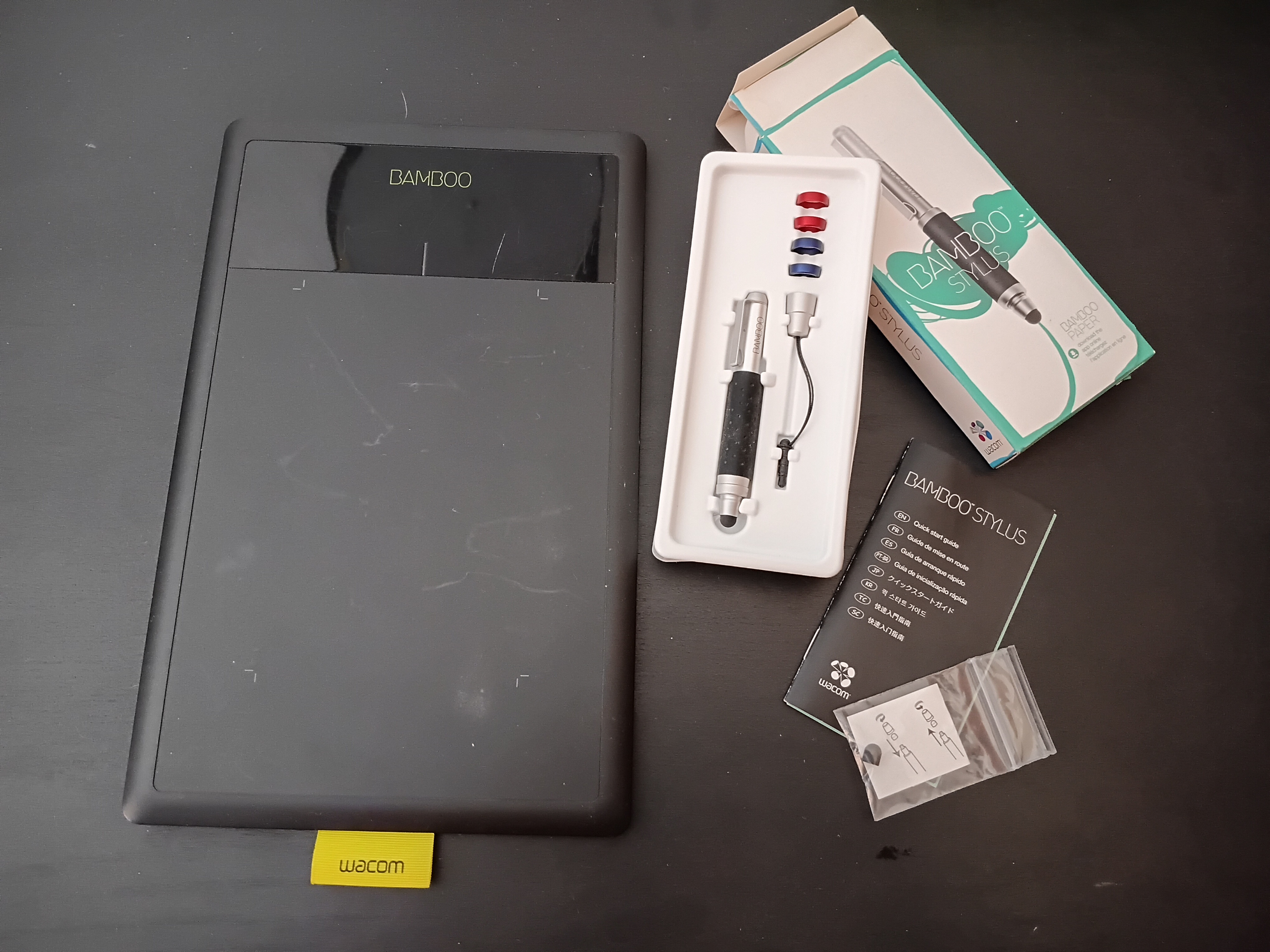 accesorios para electronica - Lápiz óptico y tableta táctil marcas Bamboo. 1
