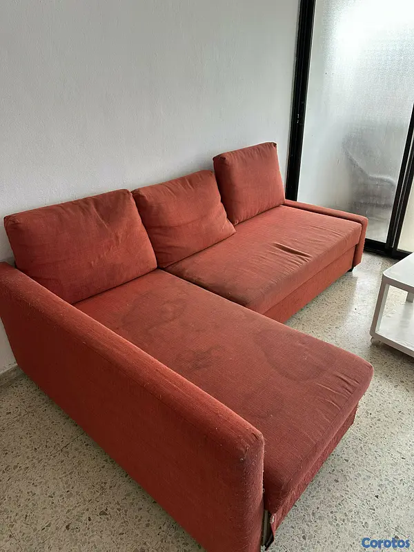 muebles y colchones - Vendo sofá cama con mesa de centro 3