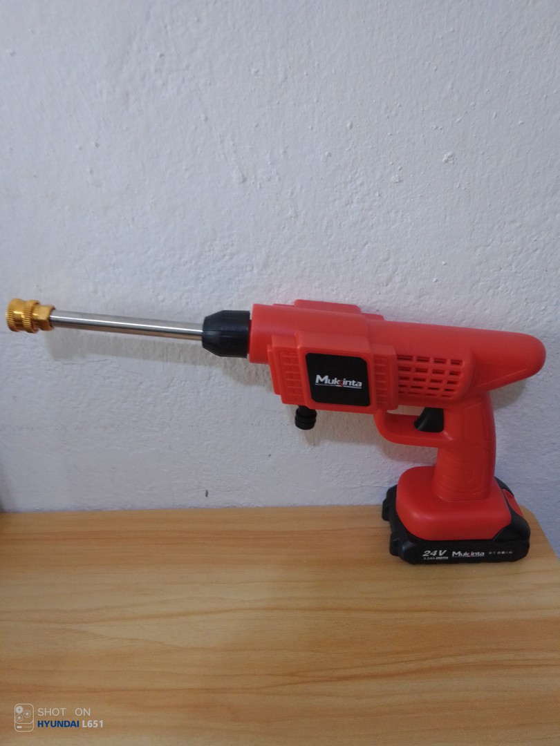 herramientas, jardines y exterior - PISTOLA DE AGUA A PRESIÓN 24V MUKINTA JMT-1044 3