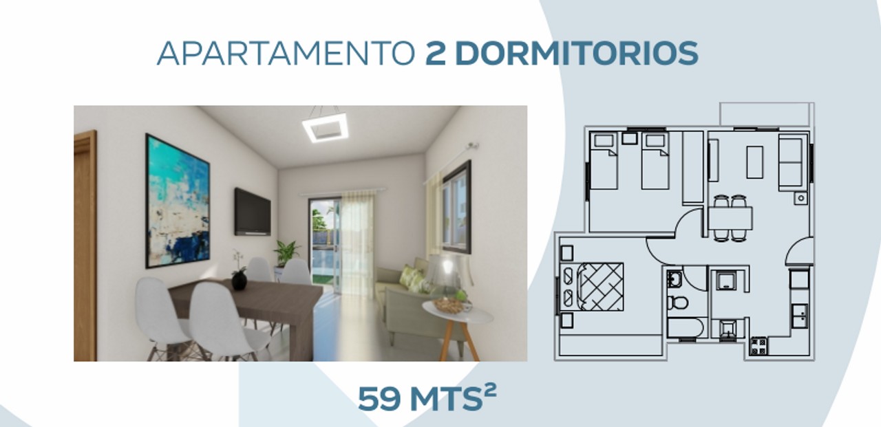 apartamentos - Apartamentos de 2 y 3 habitaciones en Puerto Plata. 6