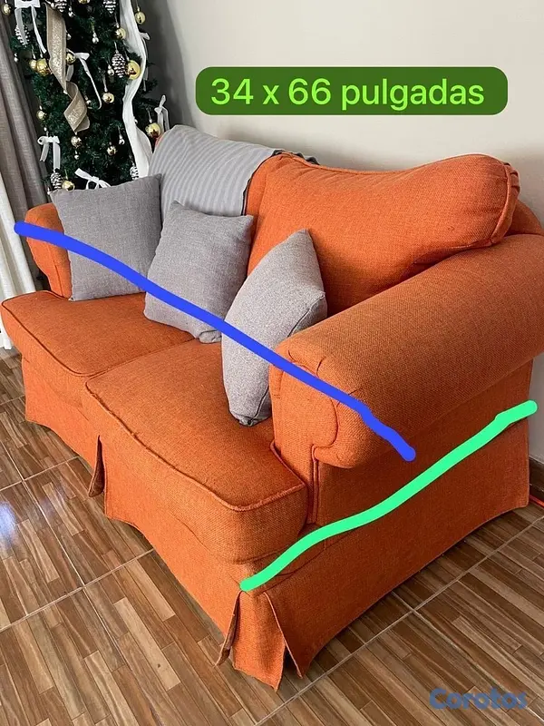 muebles y colchones - juego de mueble y 2 butacas  7