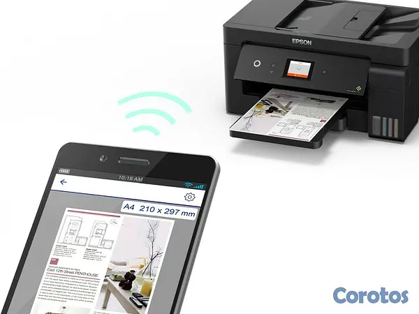 impresoras y scanners - MULTIFUNCIONAL EPSON  IMPRESION 13X19 CON BOTELLA DE TINTA DE FABRICA,L14150 2