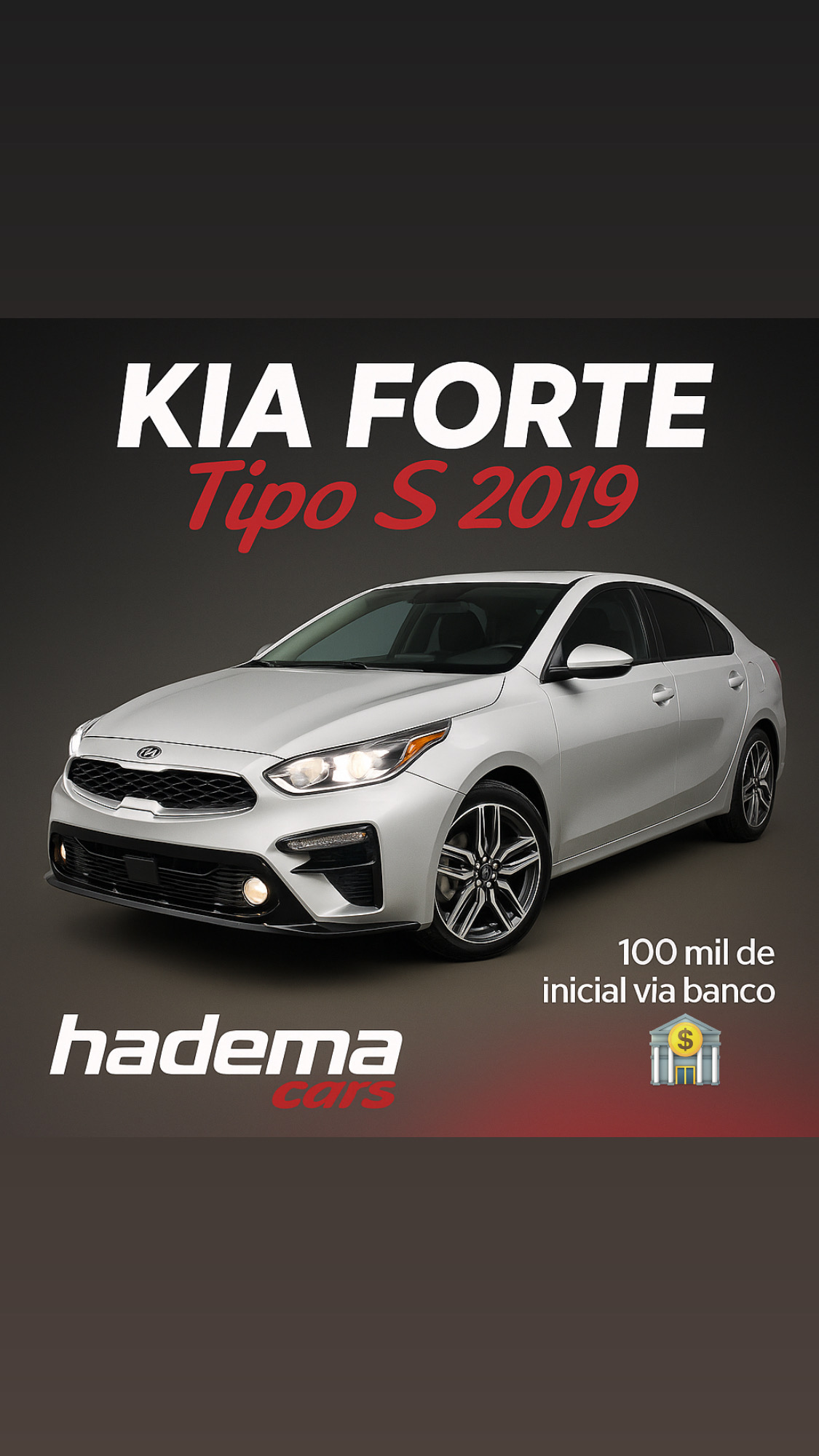 carros - kia forte S 2019