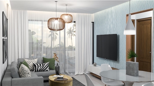 apartamentos - Venta de apartamentos en Bavaro punta cana con piscina zona turística  4