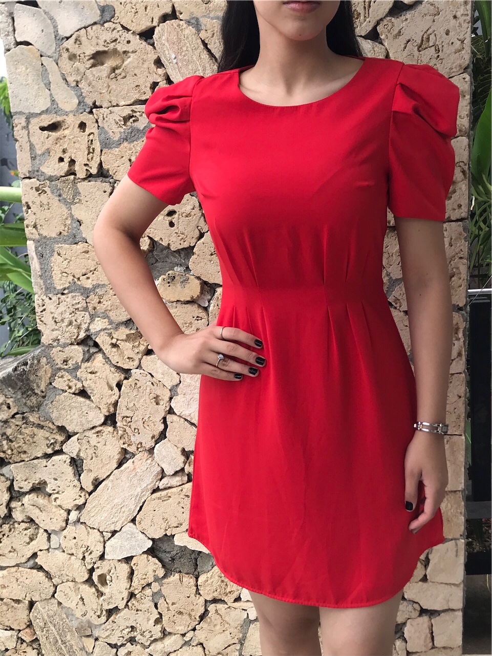 ropa para mujer - Vestido rojo corto  1