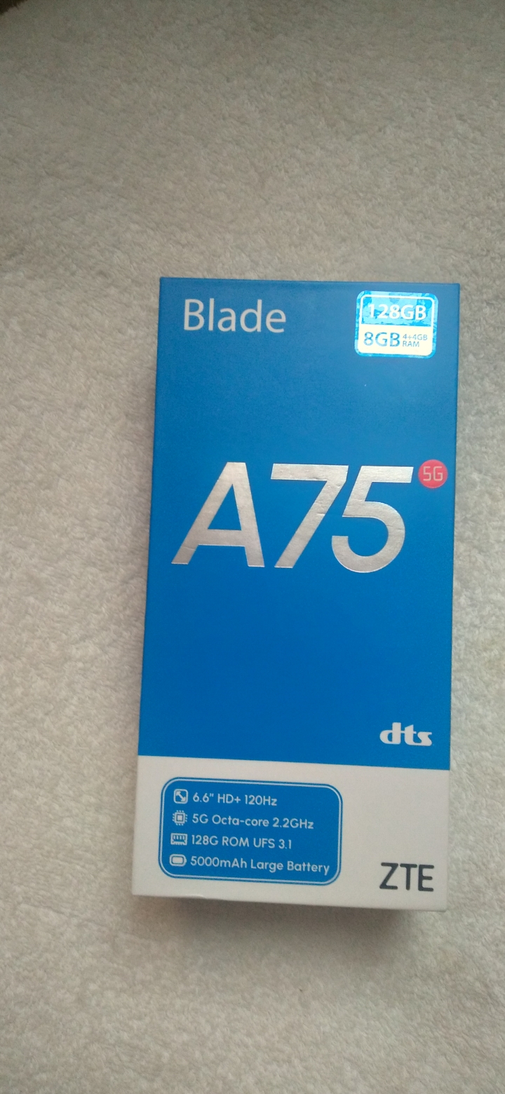 celulares y tabletas -  celular ZTE Blade A75 5G como nuevo 1