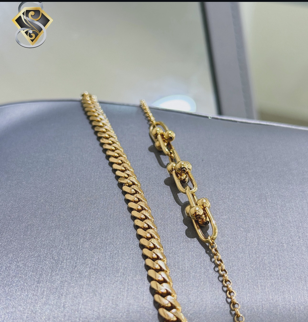 joyas, relojes y accesorios - Exclusividad de prenda 💎  Set de Cadena y aretes  6