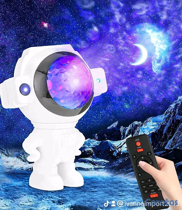 accesorios para electronica - Proyector Astronauta Decorativo + Bocina + Control 2