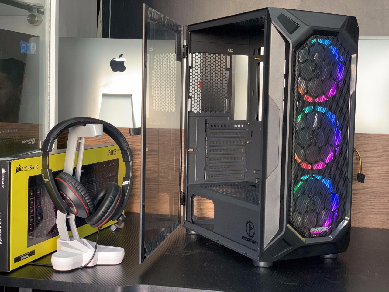 computadoras y laptops - Case GAMER Para ensamblar Pc ATX , Estilo Gaming Envio Gratis.  6