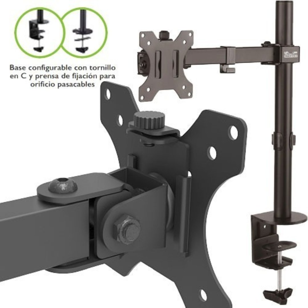 computadoras y laptops - SOPORTE PARA TV/MONITOR LCDKLIPX 13-32" INCLINACION DE 90 GRADOS PESO MAX 17.6LB