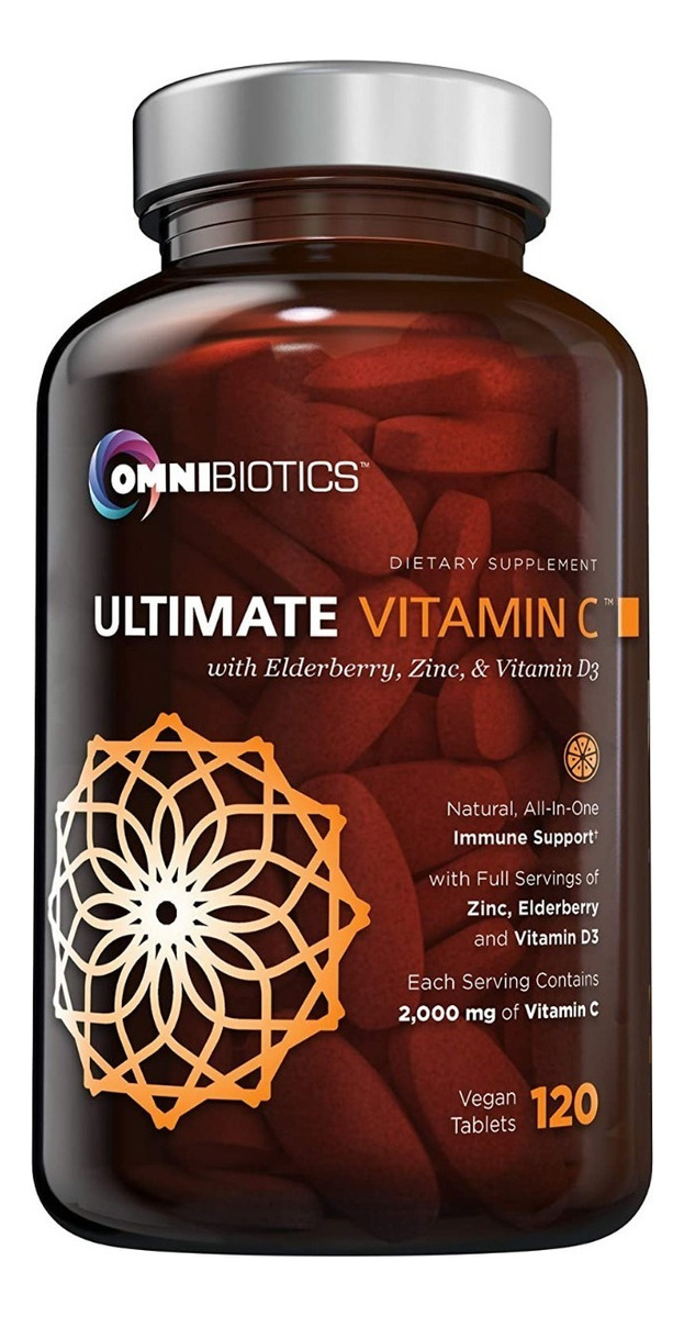 Salud y Equipamiento Médico - Vitamina C 120 Tab Omnibiotics - U - Unidad A $2772 1
