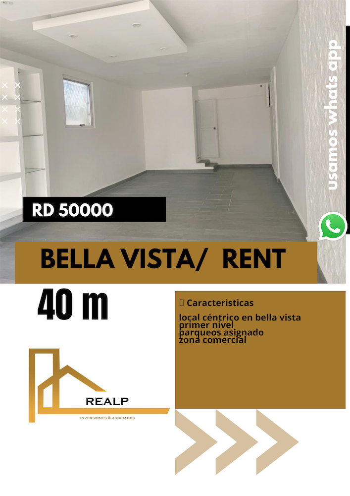oficinas y locales comerciales - Local primer nivel Bella vista