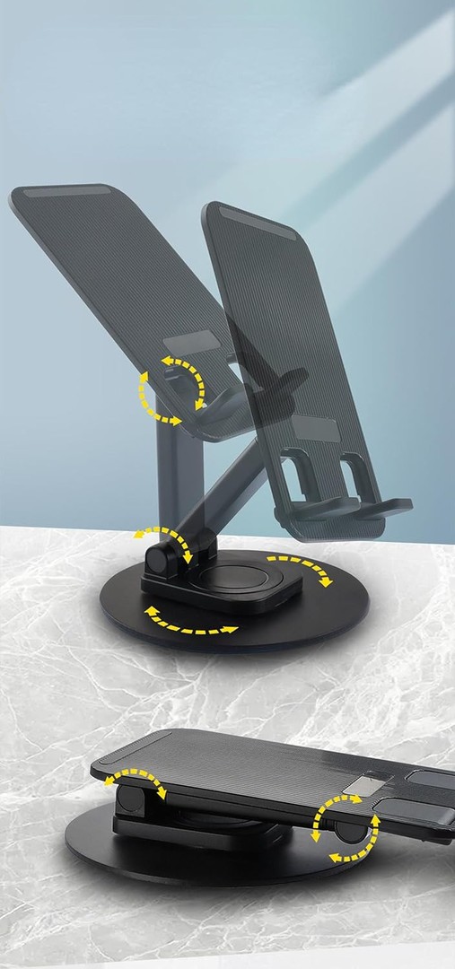 accesorios para electronica - SOPORTE DE TELEFONO Y TABLET- FLODING METAL ROTATING 29448 5