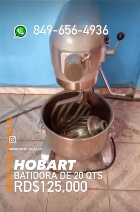 servicios profesionales - HOBART✅ 
BATIDOR DE 20 QTS 1
