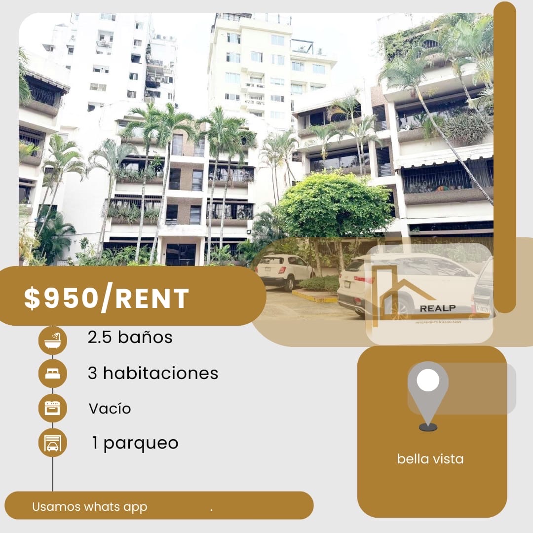 apartamentos - hermoso apartamento en zona céntrica en bella vista 