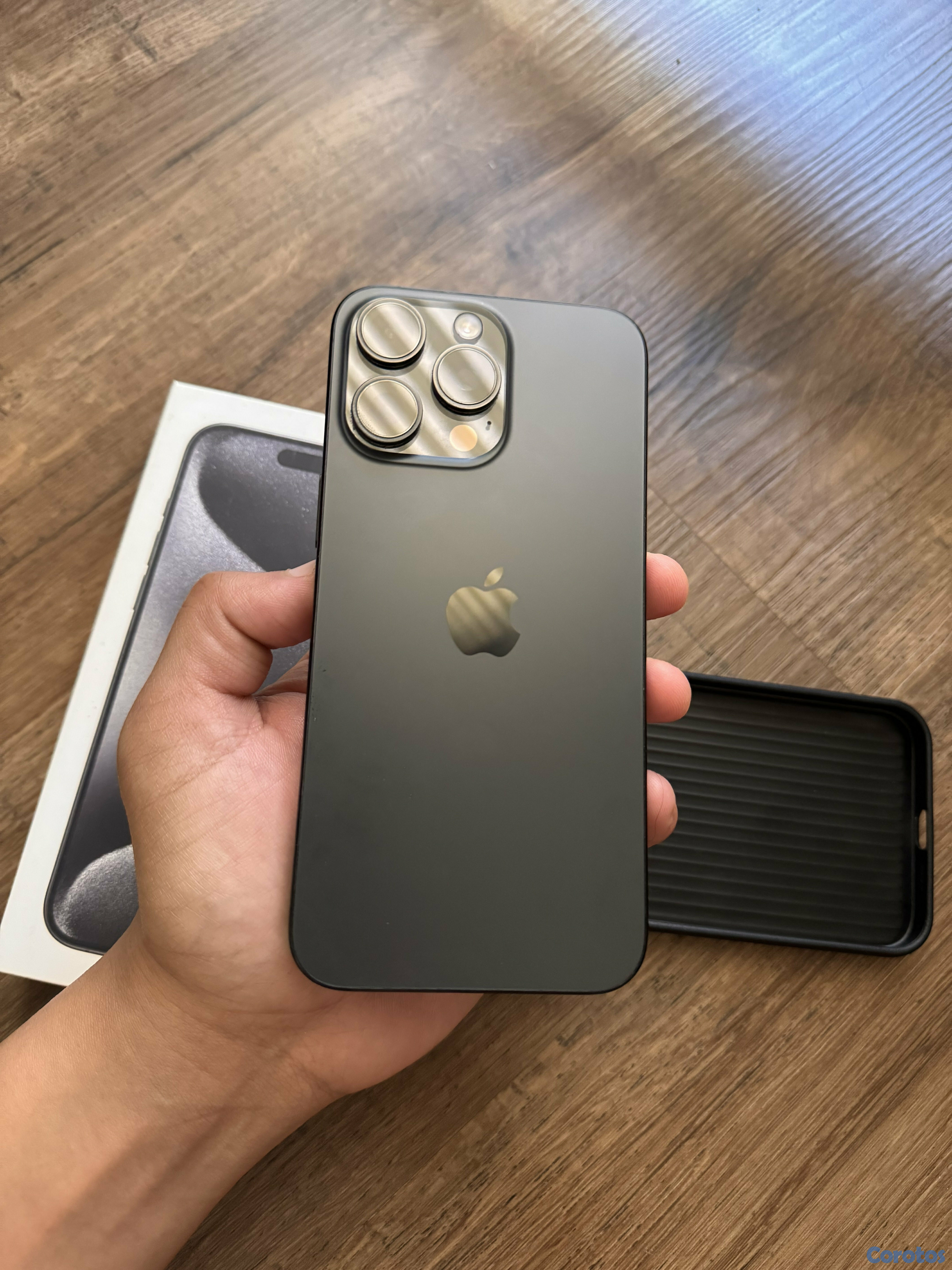 celulares y tabletas - Iphone 15 pro max 256 factory unlocked negro 1