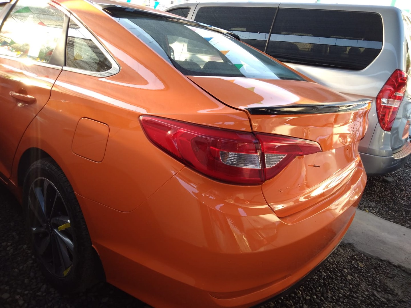 carros - HYUNDAI SONATA LF 2017  NARANJA  4