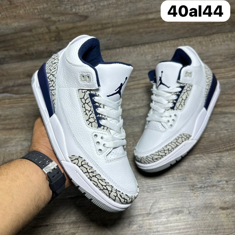 zapatos unisex - Teni Tenis Nike Air Jordan Retro 3 Black Ultimate Edition 03 Limited 2K25 🚀 2