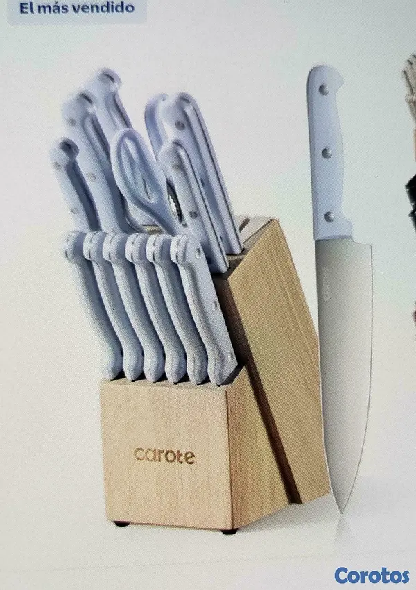 cocina - CAROTE SET DE CUCHILLOS DE ACERO INOXIDABLE 14 PZS 3