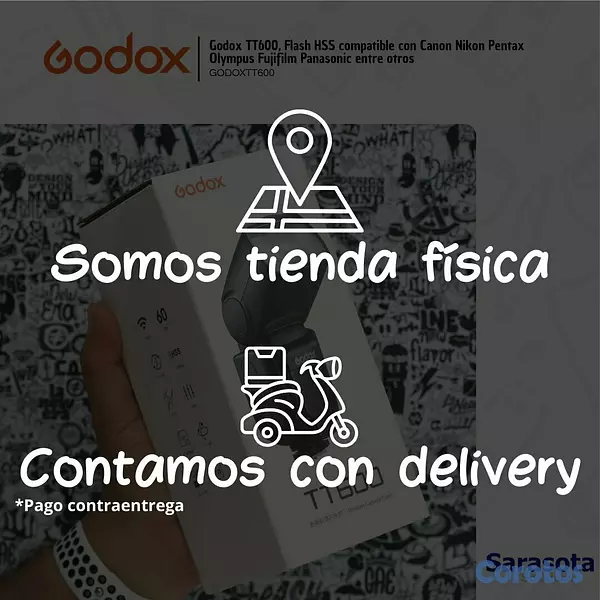 accesorios para electronica - Godox Flash TT600 3