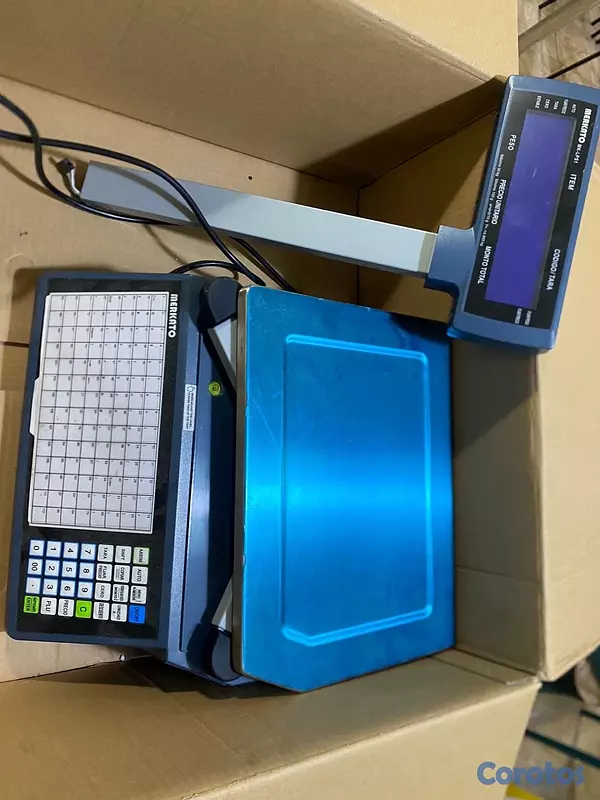 otros electronicos - Balanza Impresora de Código de Barras Merkato WiFi/30kg 6