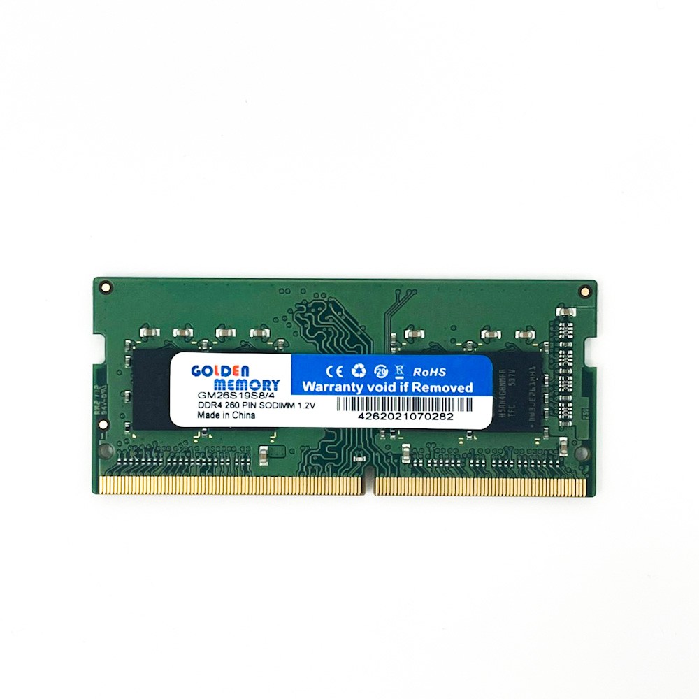 computadoras y laptops - Memoria Ram Ddr4 4gb 2666mhz Laptop Golden Memory
