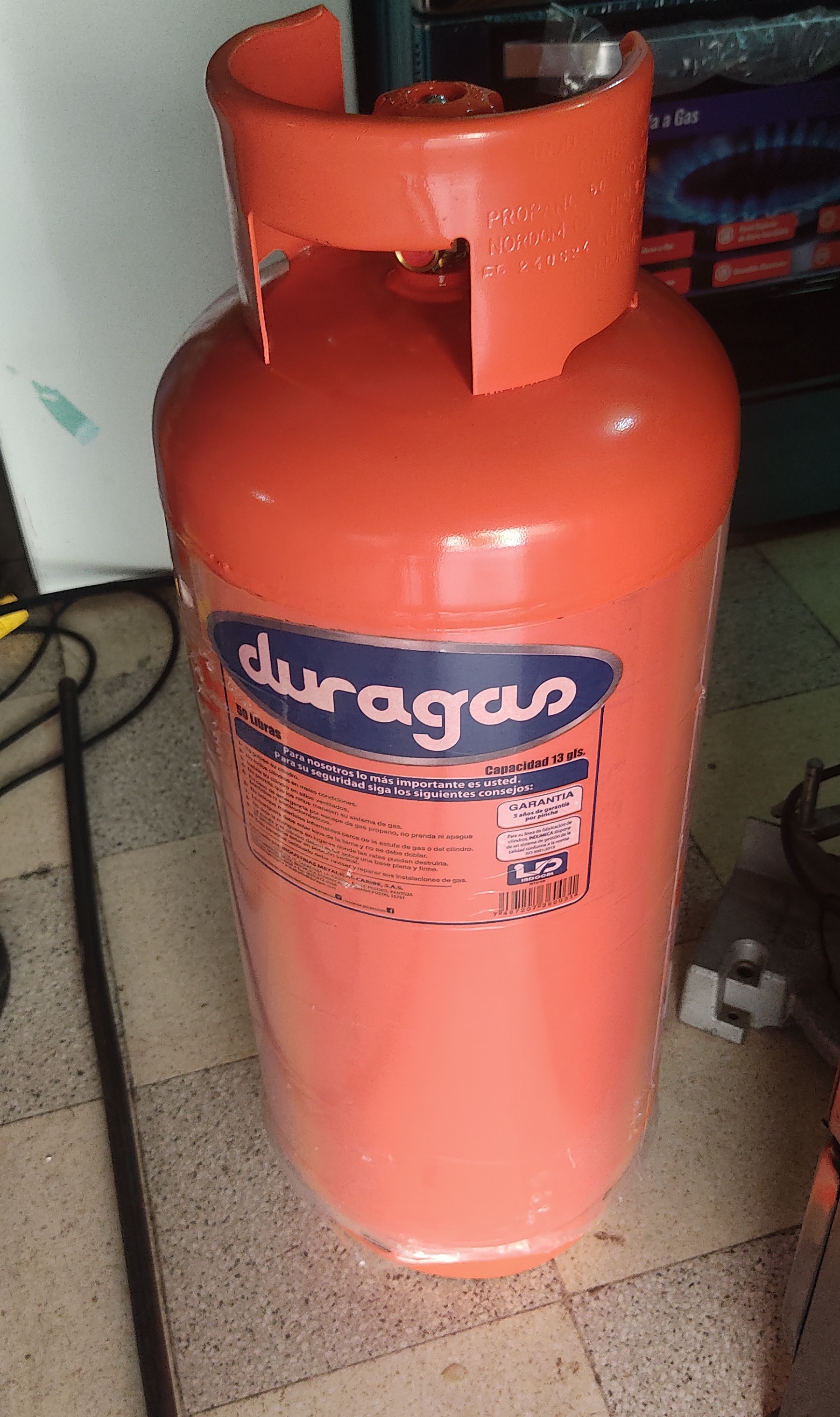cocina - tanque duragas 50 libras nuevy 0