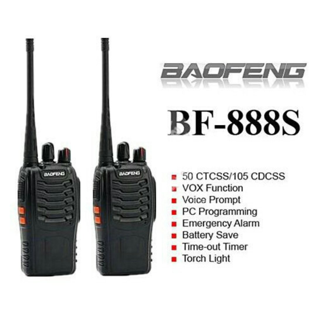 otros electronicos - Dos Radios De Comunicacion Baofeng , Walkie Talkie Profesionales Larga Distancia 1