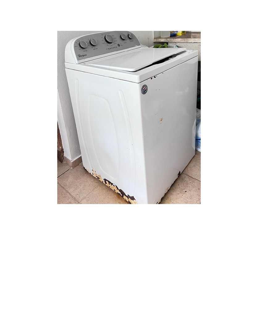 electrodomesticos - Compre lavadora de carga superior de 3.5 pies cúbicos Whirlpool (blanca) USADA