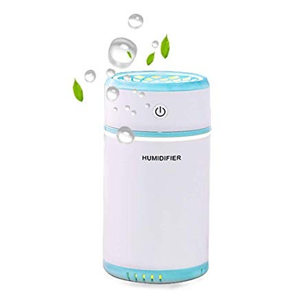 salud y belleza - Mini Humidificador De Aire Usb Difusor Con Luz 6