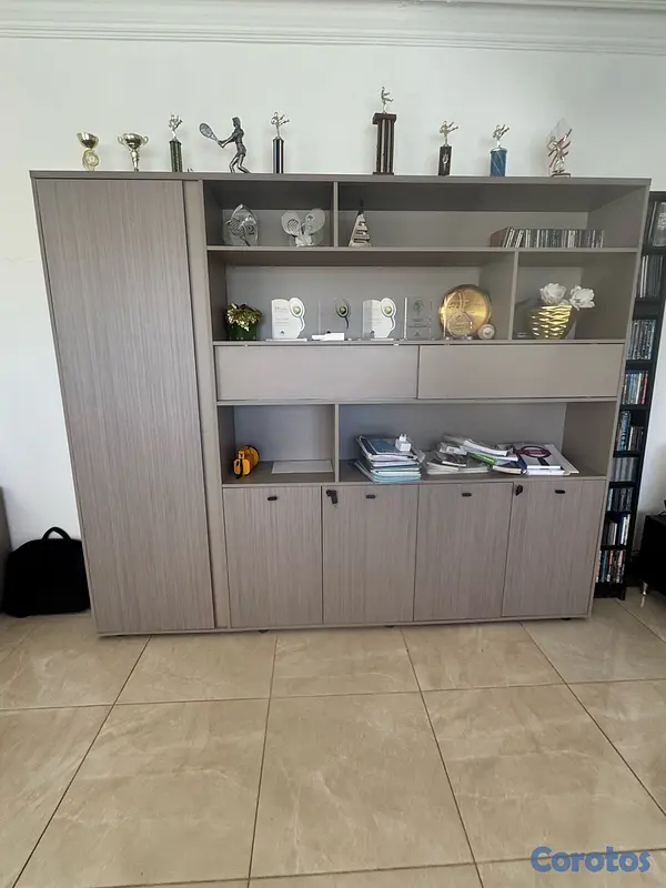 muebles y colchones - De oportunidad Estante  Ejecutivo y Escritorio tipo L para Oficina  7