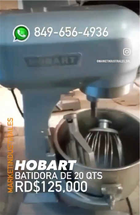 servicios profesionales - HOBART✅ 
BATIDOR DE 20 QTS 2