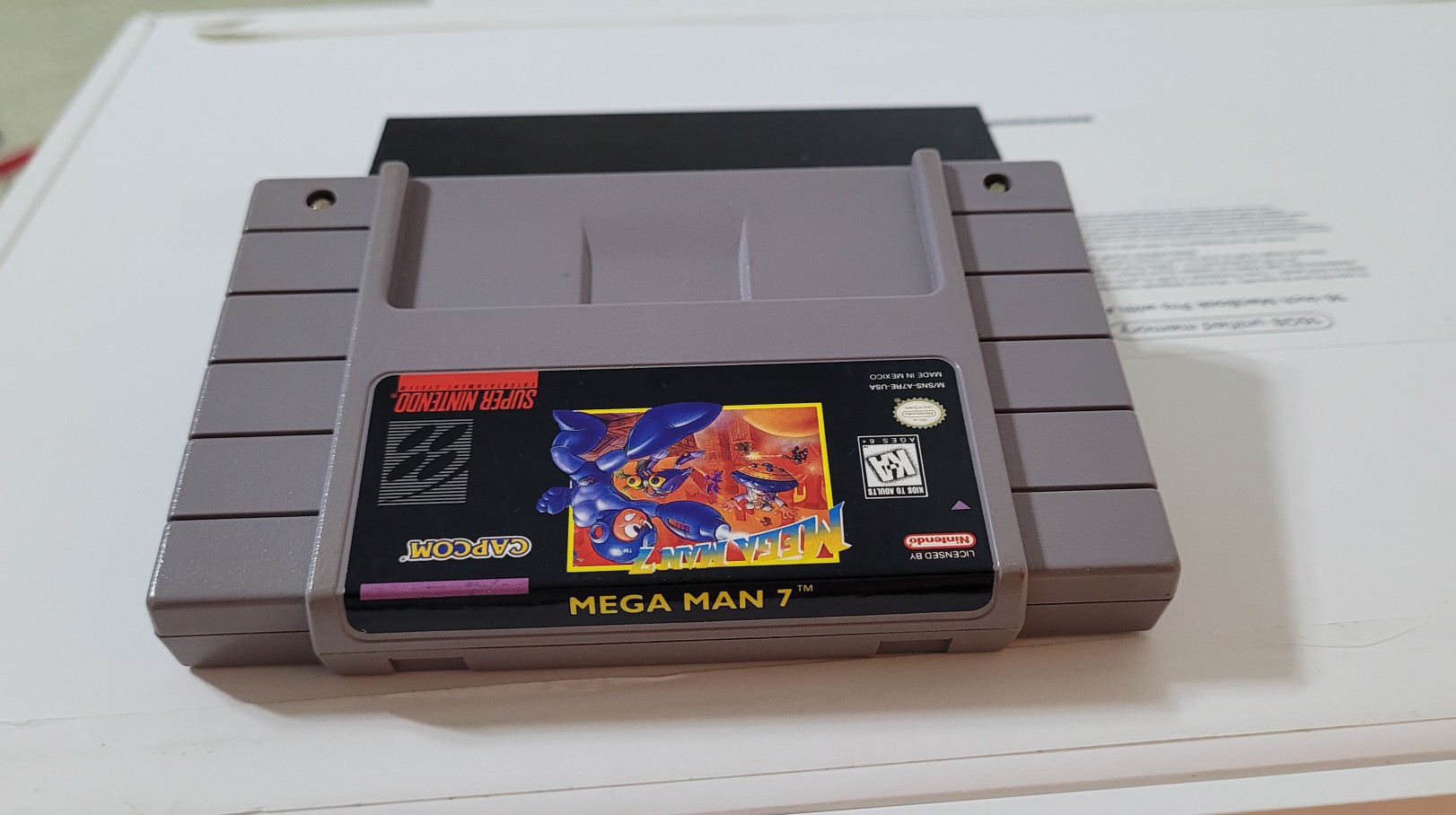 consolas y videojuegos - super nes Mega man 7 Original 1