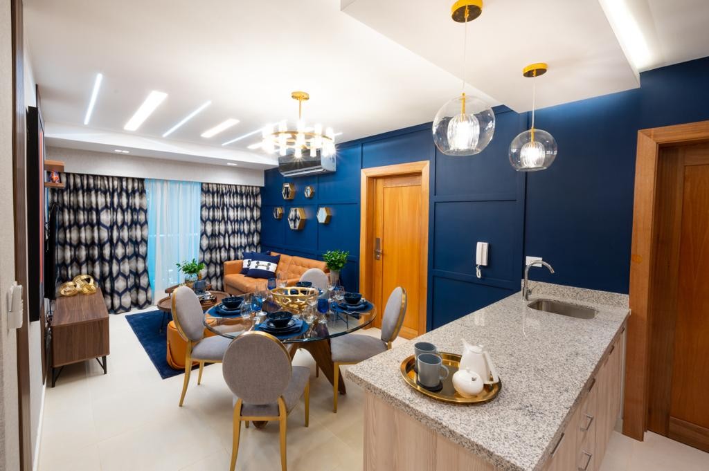 apartamentos - Se vende apartamento amueblado en Urbanización Fernández 7