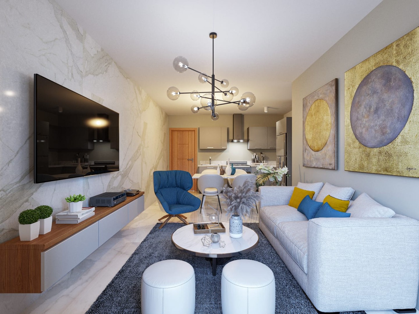 casas vacacionales y villas - Se venden proyectos de apartamentos en Bavaro Island Residences  1