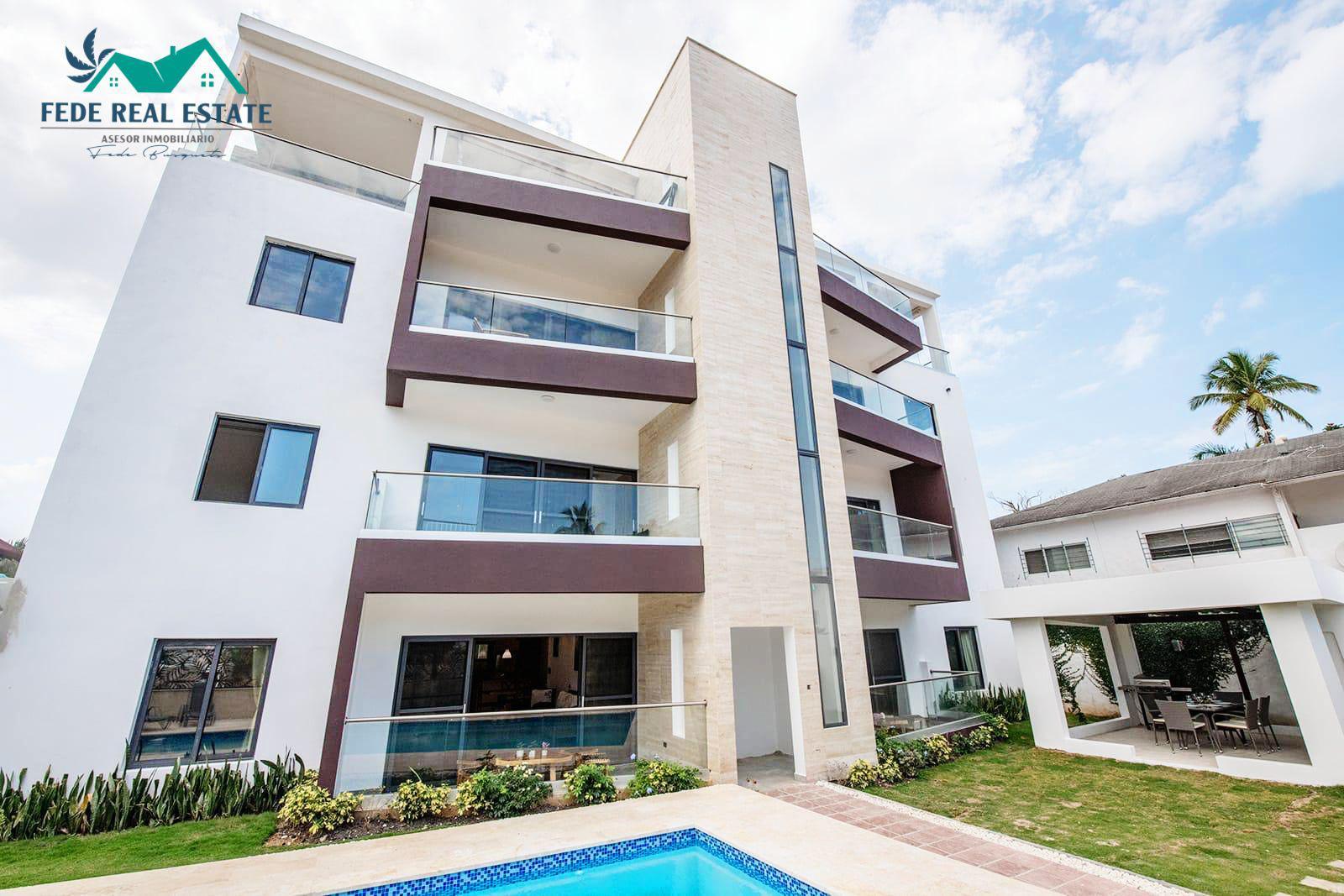 apartamentos - APARTAMENTO AMUEBLADO CON 3 HABITACIONES Y TERRAZA