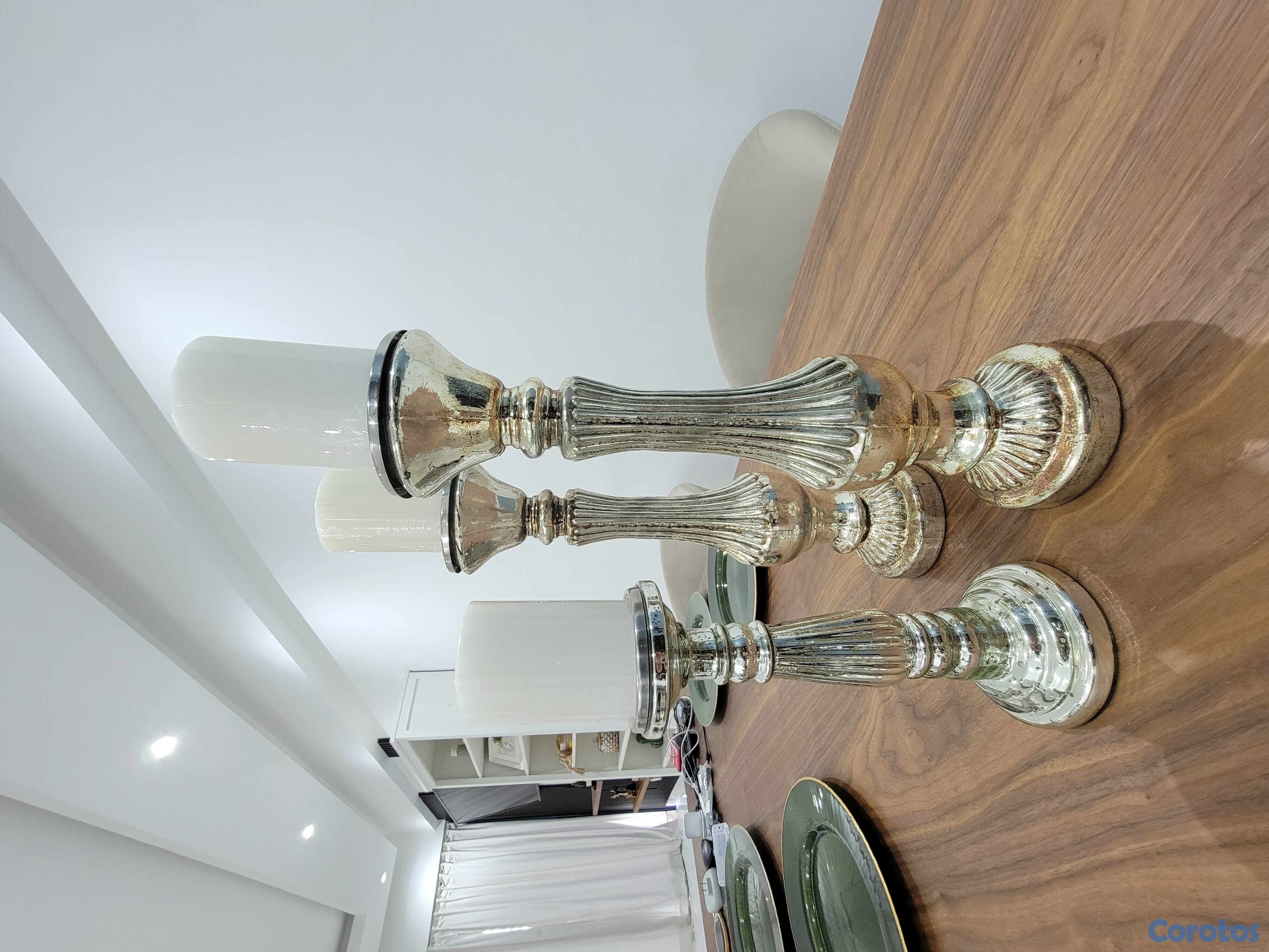 decoración y accesorios - Juego de 3 portavelas o candelabros 1