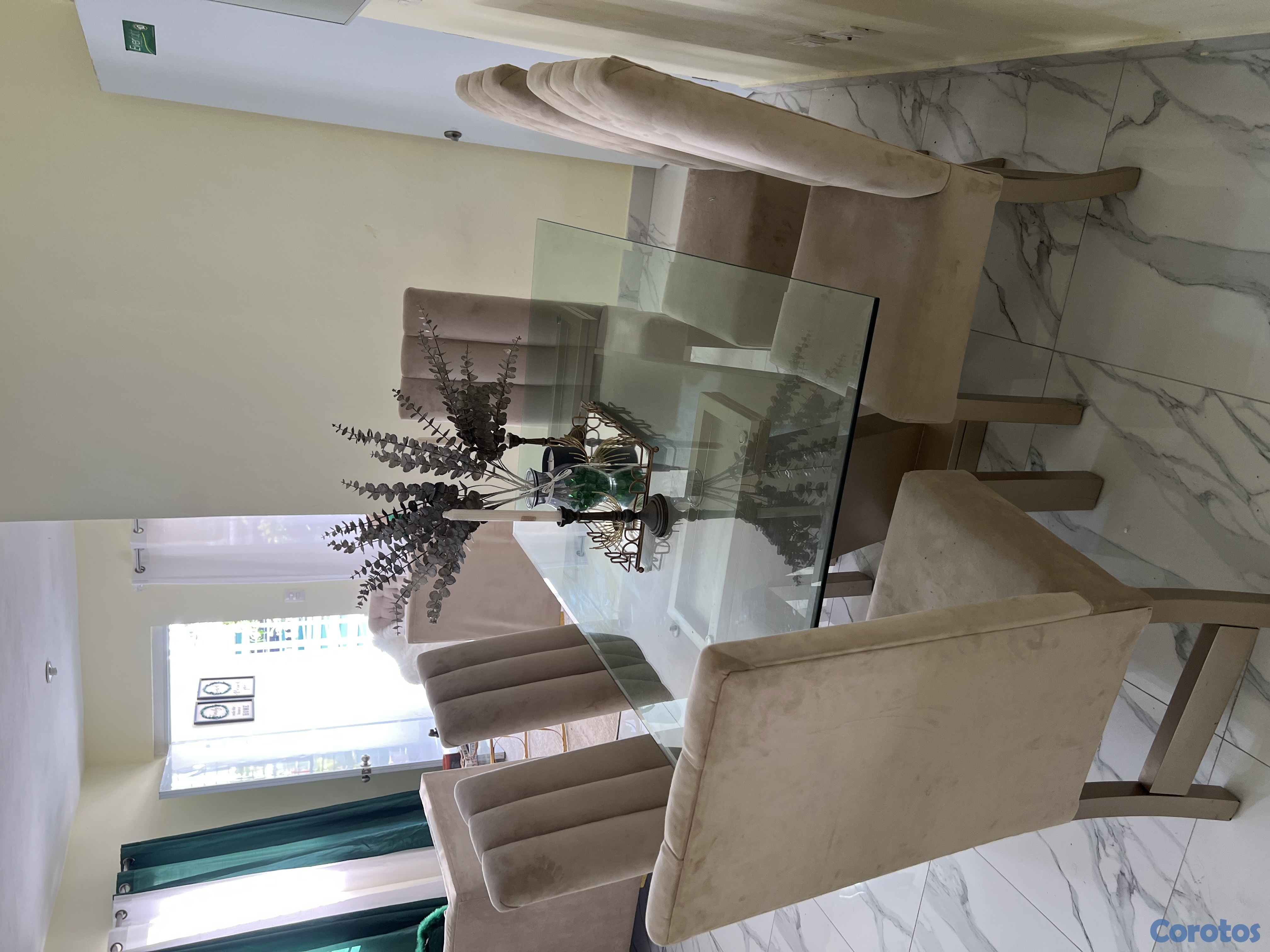 muebles y colchones - Comedor 6 sillas  7