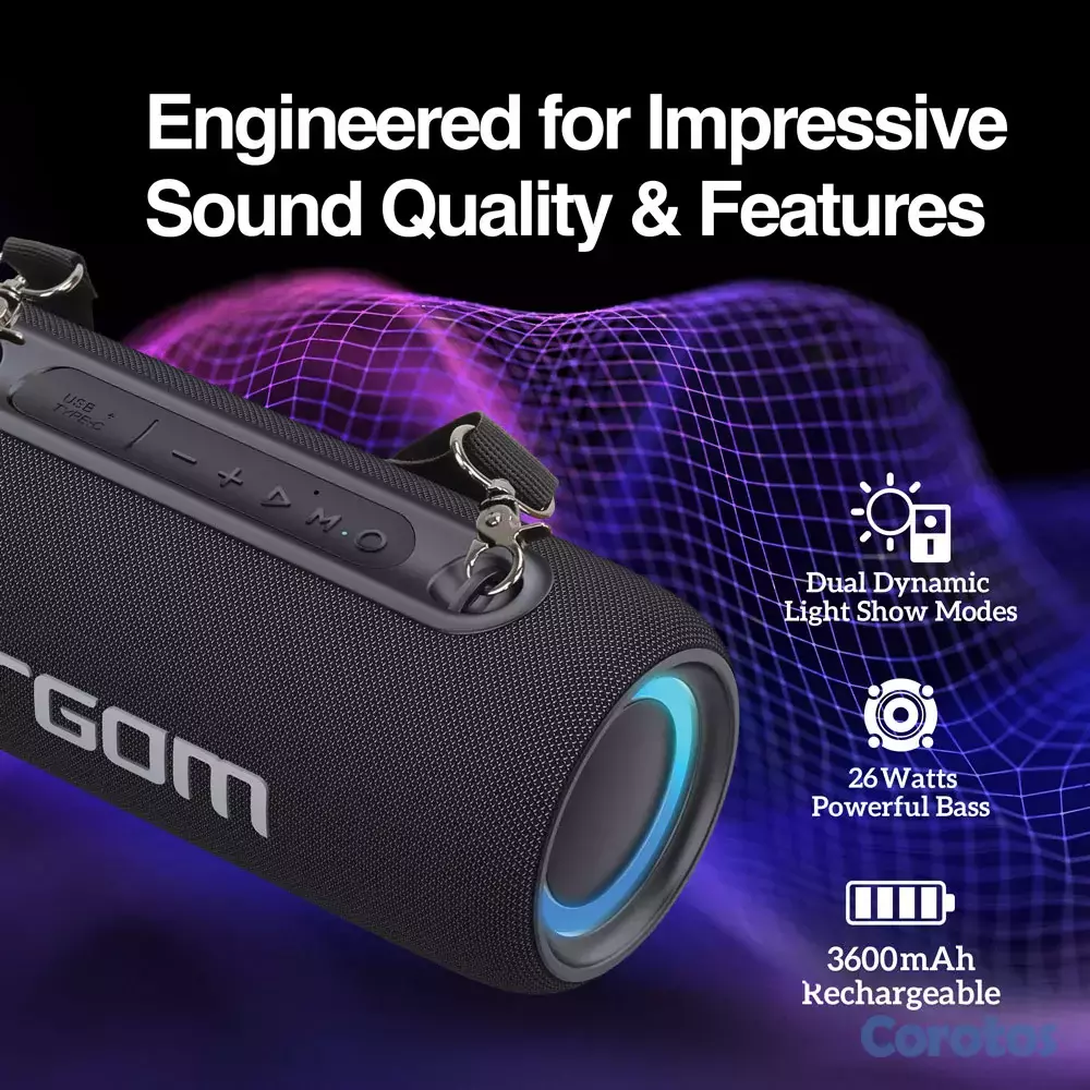 computadoras y laptops - BOCINA ARGOM PORTABLE, RADYON X41 SPORT BLUETOOTH  4