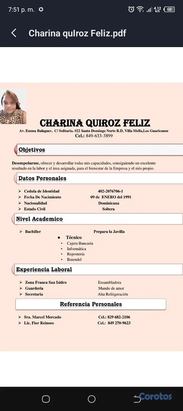 candidatos - Busco empleo con ulgecia 2