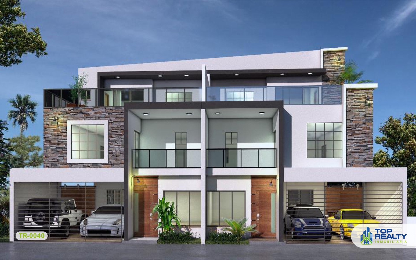 apartamentos - TR-0040: ¡Proyecto único! Casas en tres niveles con distribución excelente.