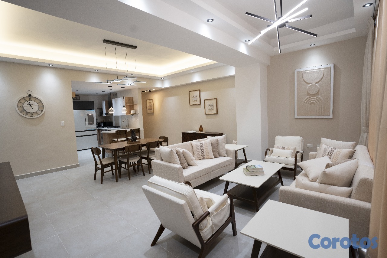 apartamentos - Apto. en alquiler amueblado en Evaristo Morales 2