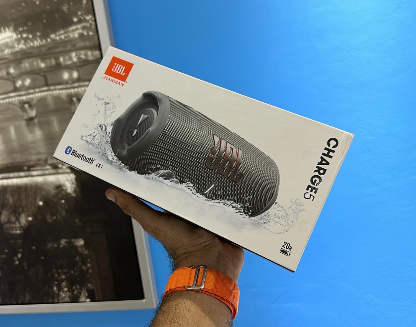 celulares y tabletas - Vendo Bocinas JBL CHARGE 5 Gray Nuevas Selladas, Originales , RD$ 10,995 NEG 1