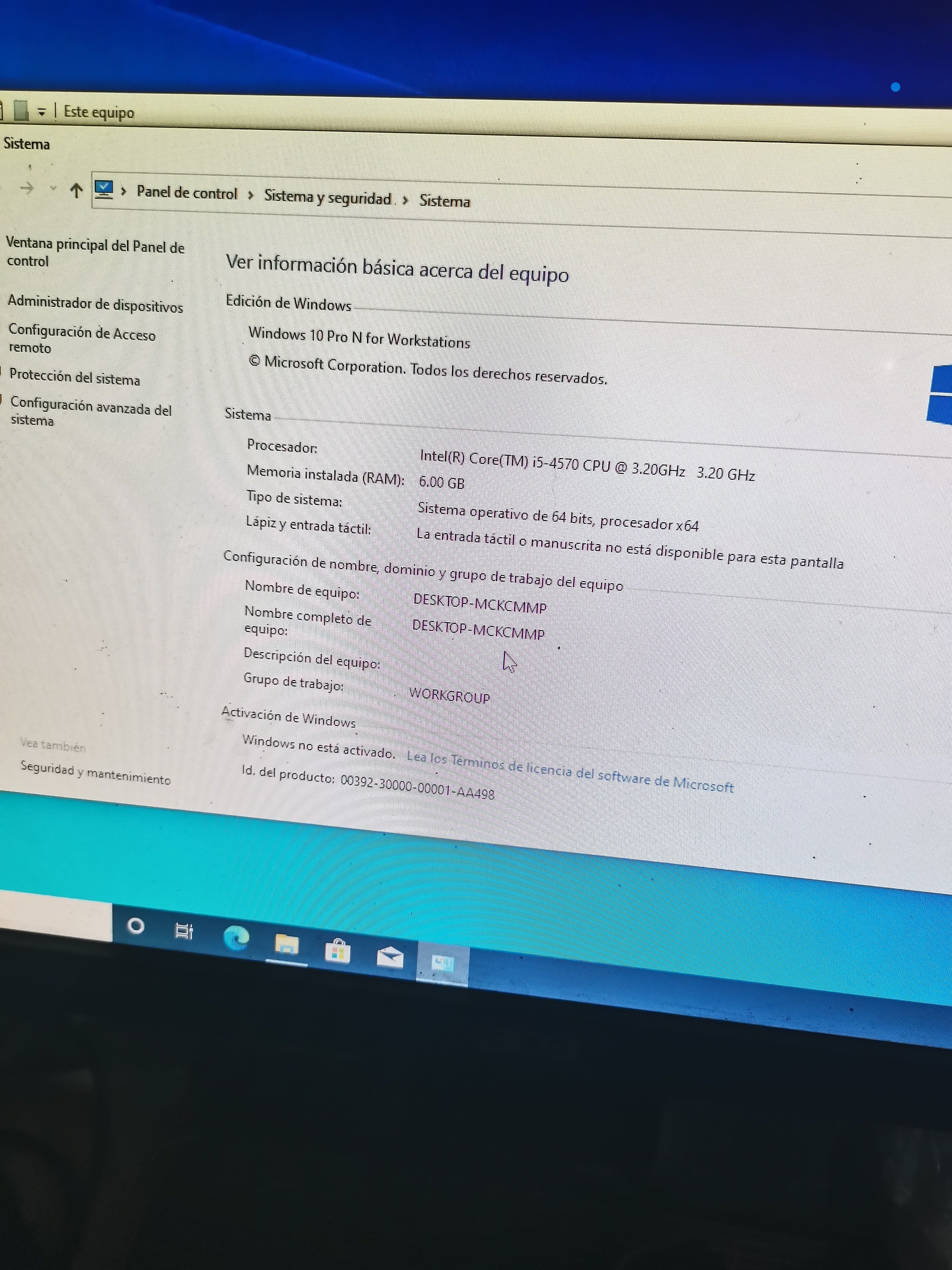 computadoras y laptops - pc de mesa hp i5