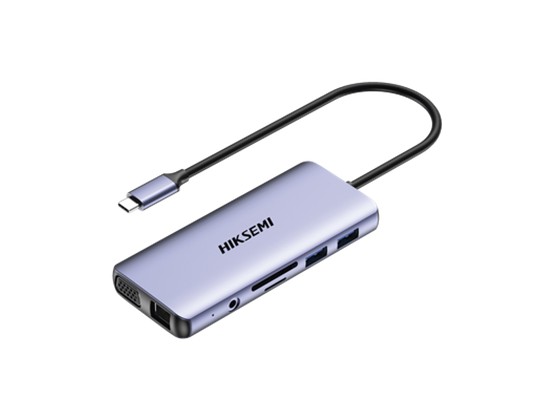 impresoras y scanners - ADAPTADOR HUB HIKSEMIN, USB– C,  11en 1  1 SALIDA HDMI (4K) , 2 SALIDA USB 2.0,  1