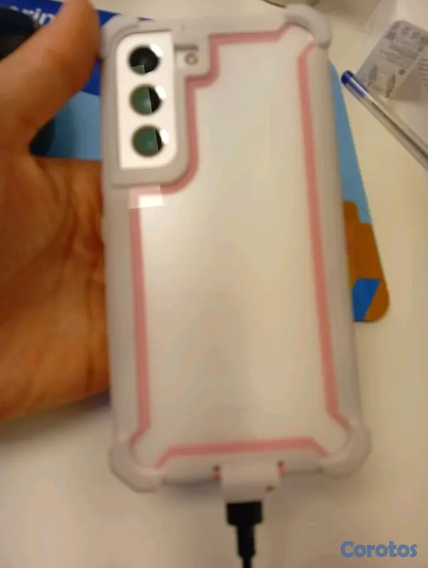 celulares y tabletas - Vendo Samsung s22 normal color blanco  3